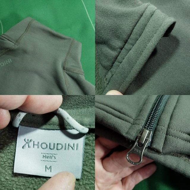 ▲フーディニ HOUDINI ポーラテックパワーストレッチプロ フリース パワー ジャケット アッシュオリーブ M（JP L-XL） 美品!!!▲_画像6