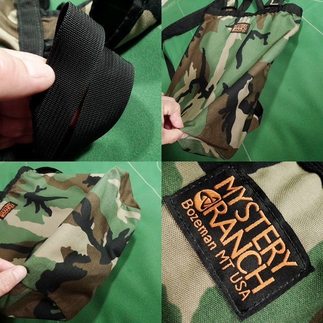 ▲ミステリーランチMYSTERY RANCH USA製 2WAY トート/リュック BOOTY BAG ウッドランドカモ迷彩 美品!!!▲_画像5