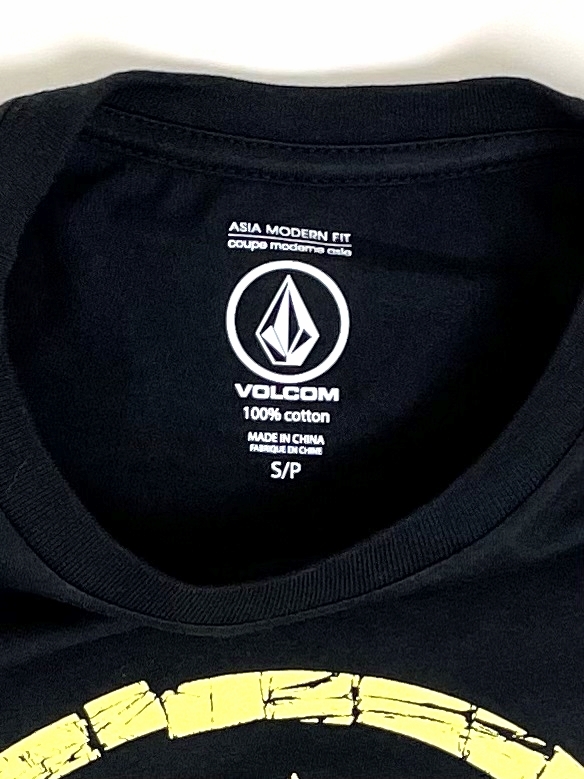 VOLCOM ボルコム AF512202BLC メンズ Sサイズ 半袖Tシャツ ロゴティー プリントTee T-Shirts ブラック色 ヴォルコム 新品 即決 送料無料の画像4