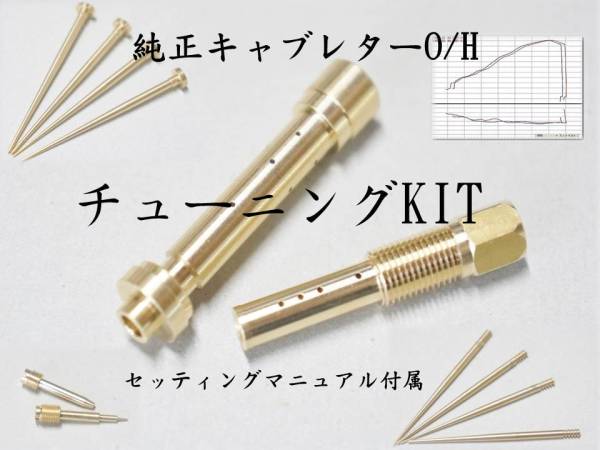 ★送料込 R1-Z パラツイン キャブレター スクリュ 廃盤 セット①_チューニングKIT（STDオーバーホール可能）