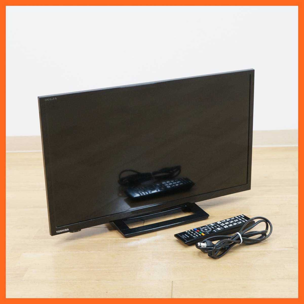 前ダ:【東芝】REGZA 液晶テレビ 24インチ (26) 24V型 24S22 2019年