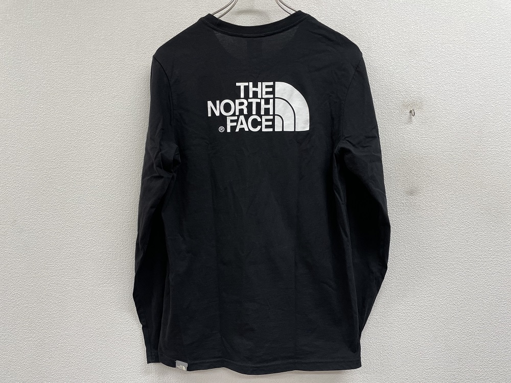 美品ザノースフェイスTHE NORTH FACE L/S Easy Tee★長袖Tシャツ★サイズS黒ブラック★ロンT★A22388