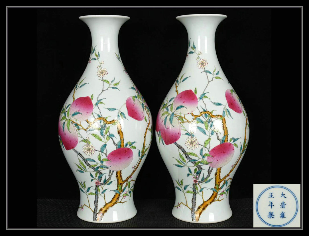SALE/75%OFF】 中国美術品 大清乾隆年製 大皿 骨董品 直径37cm