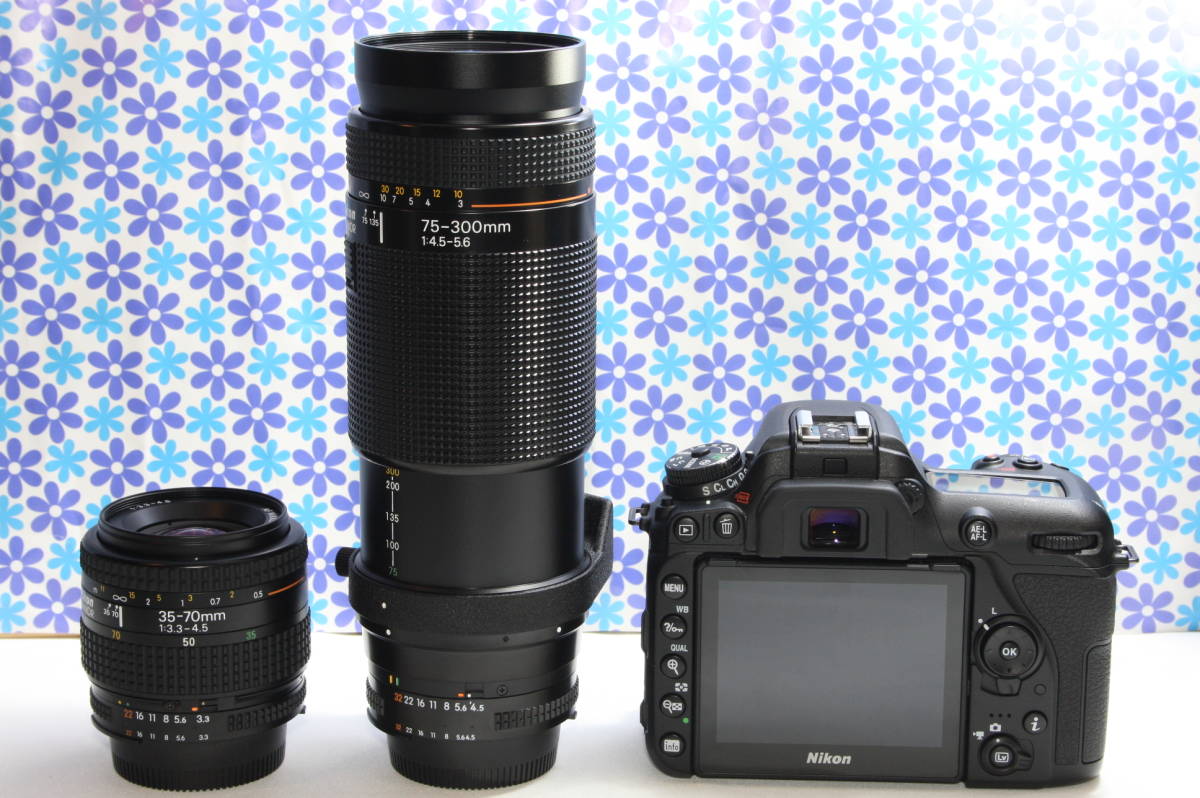 極上美品☆Wi-Fi機能搭載☆Nikon ニコン D7500 ダブルレンズ☆超高画質