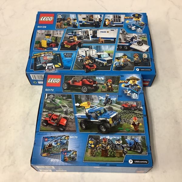 1円~ 未開封 LEGO レゴ シティ 60139 ポリストラック司令本部、60172