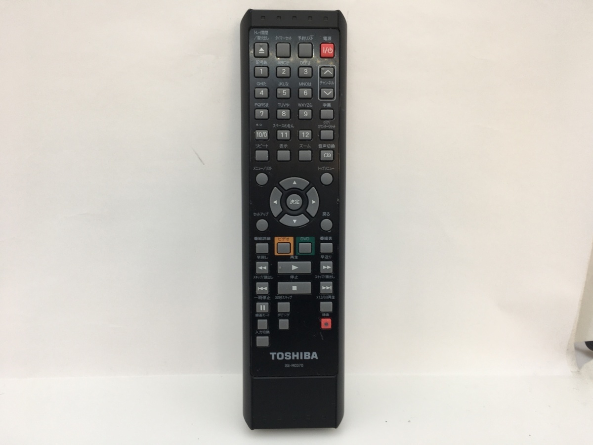 東芝　リモコン　SE-R0370　中古品M-7177_画像1