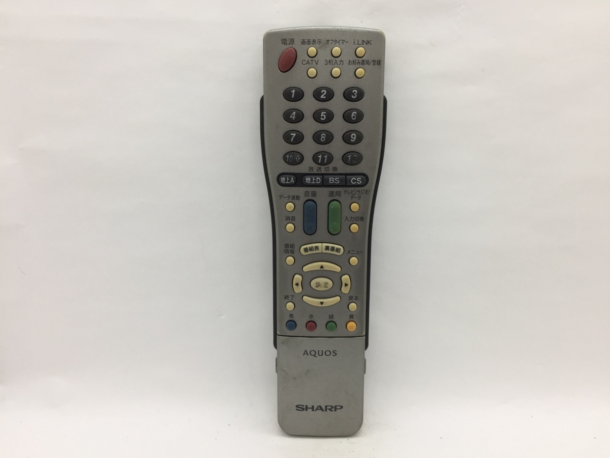 SHARP　リモコン　GA514WJSA　中古品T-5170_画像1