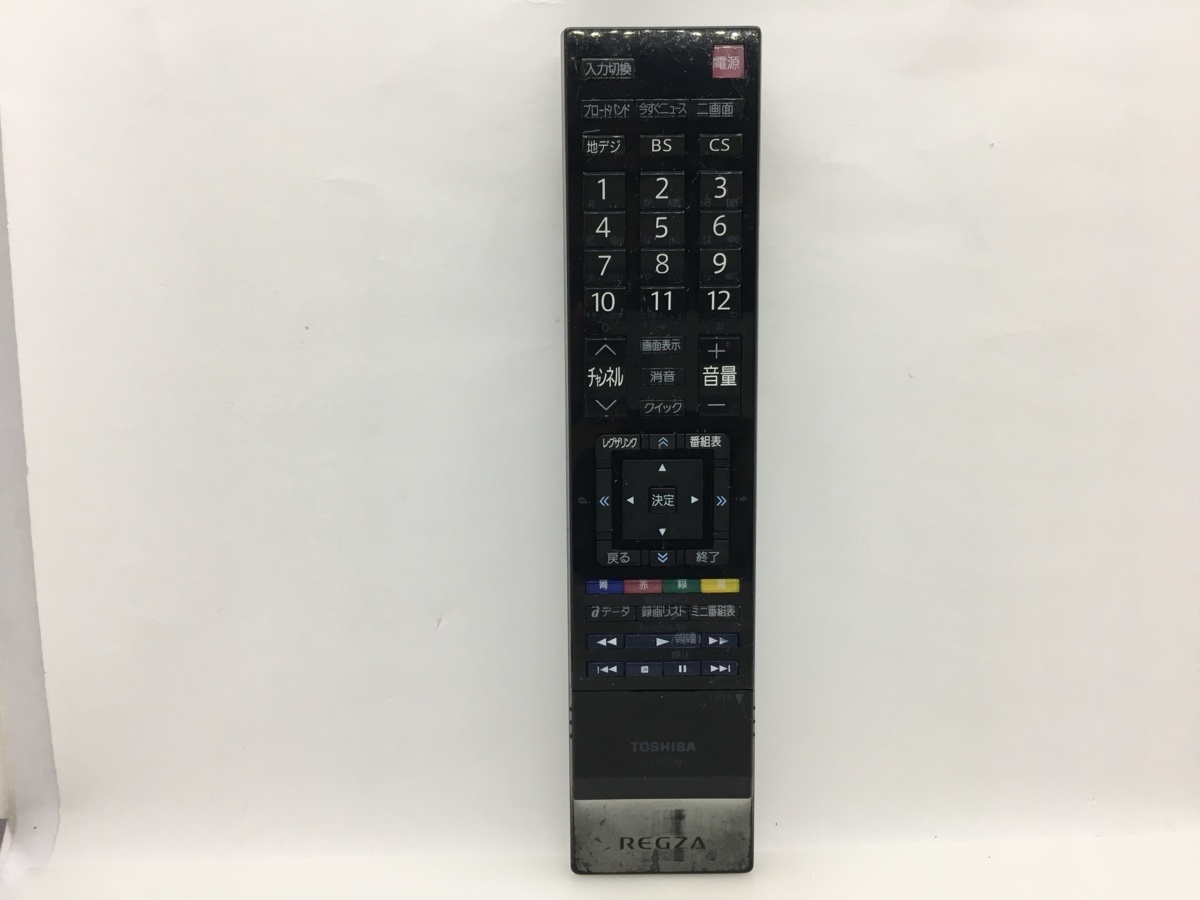 東芝　リモコン　CT-90339　中古品T-9906_画像1