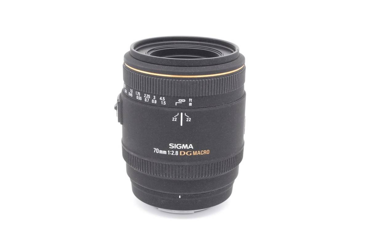 【Y071】SIGMA 単焦点マクロレンズ MACRO 70mm F2.8 EX DG ソニー用 フルサイズ対応_画像1