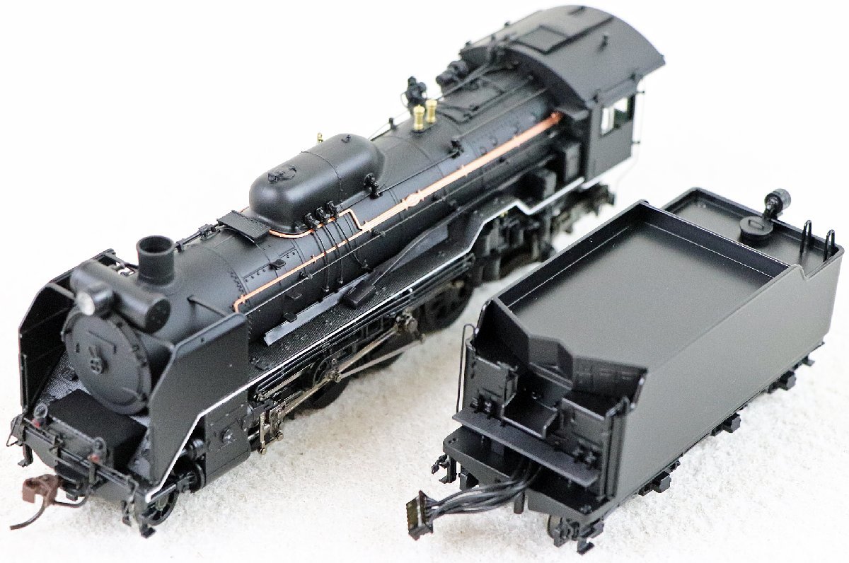 S◇中古品◇鉄道模型 HOゲージ D51形 蒸気機関車 標準型(ノーマル) No.71004 天賞堂/Tenshodo 箱・取扱説明書・パーツつき_画像1