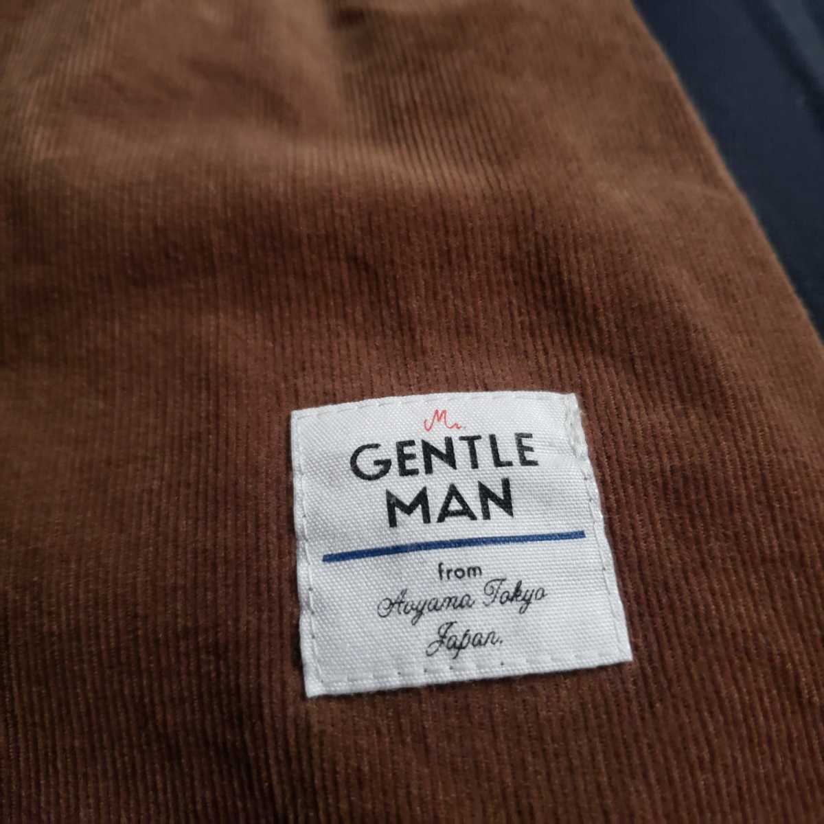 GENTLEMEN 切り替え　チェックシャツ　コーデュロイ　デニム　L_画像5