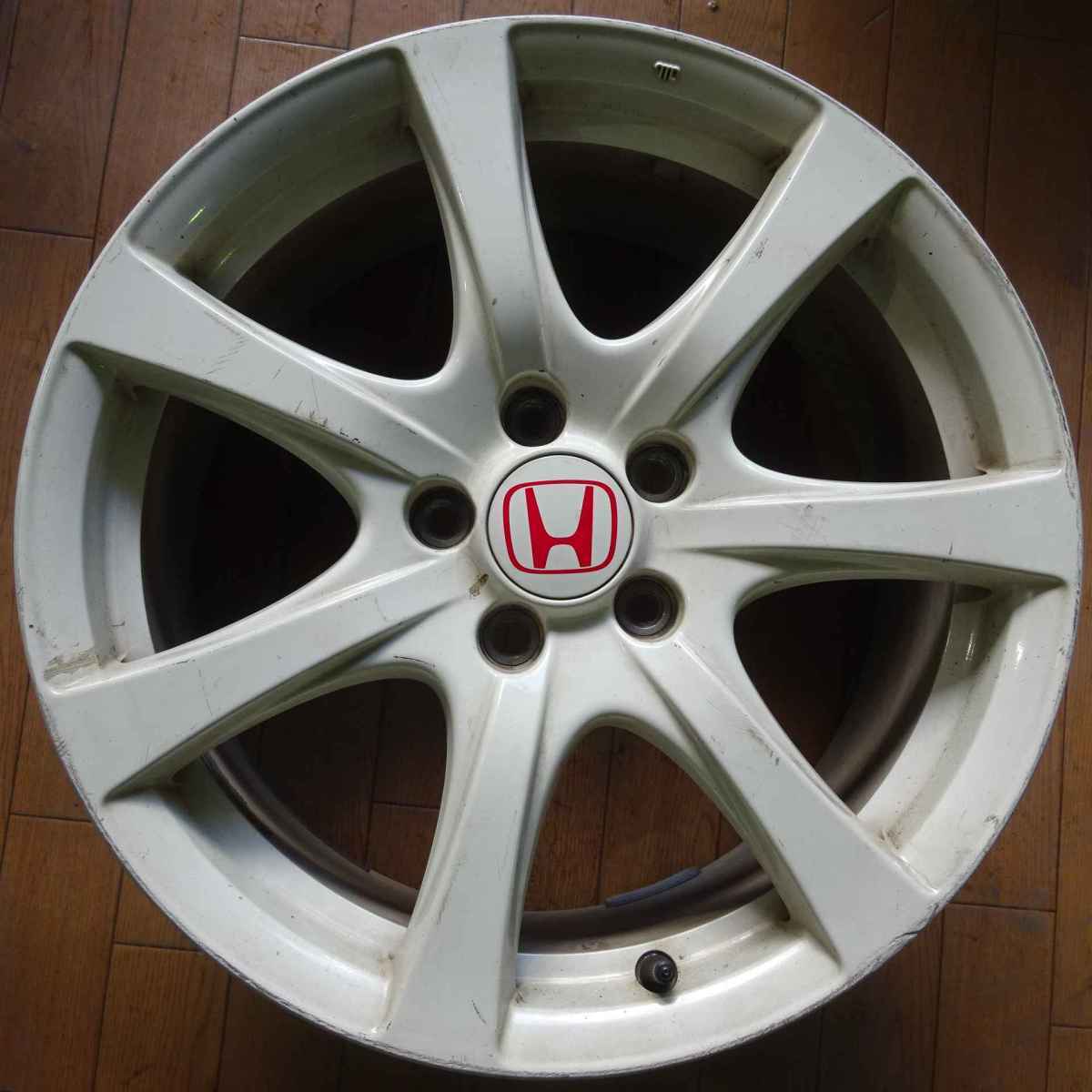 4本SET NO B2640 会社宛 送料無料 18×7.5J ENKEI製 ホンダ FD2 シビック タイプR 純正アルミ 5穴 PCD 114.3mm +60 ハブ径64 特価
