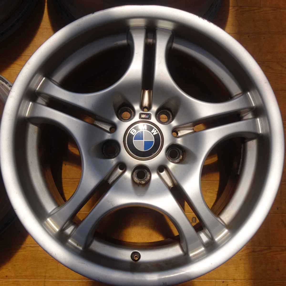 4本SET 会社宛送料無料 17×7.5J 8.5J BMW E46 M3 Mスポーツ純正 アルミ 5穴 PCD 120mm +41 +50 ハブ径73mm 3シリーズ 店頭交換OK NO,X6835_画像2