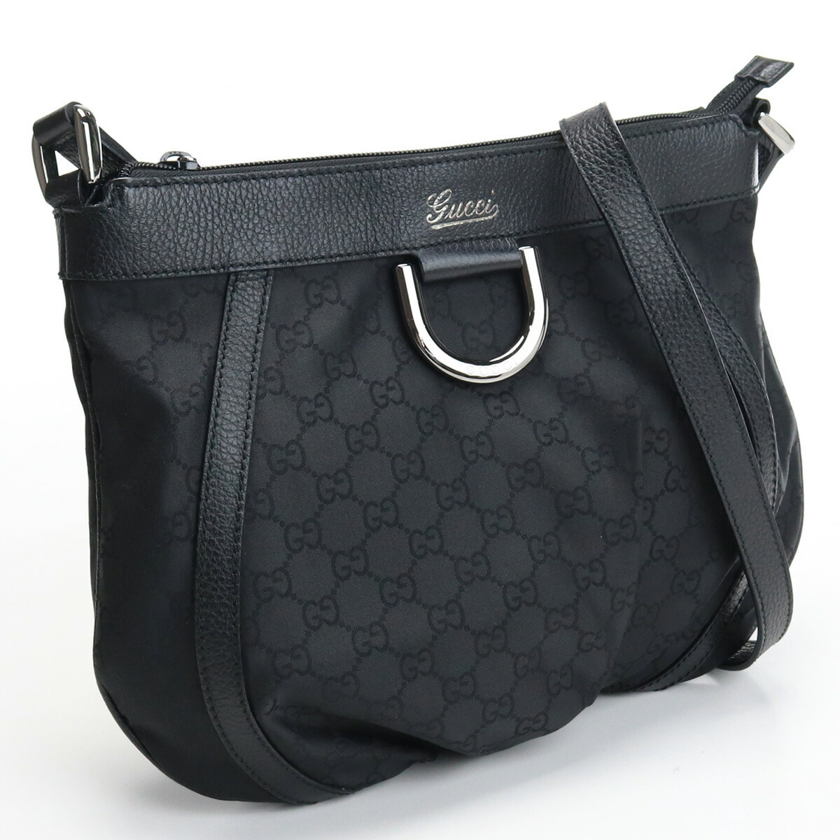 良品】グッチ(GUCCI) GGナイロン ショルダーバッグ ナイロン 265691