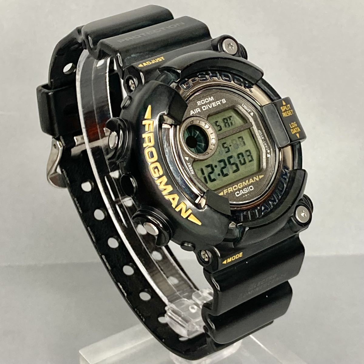 ☆良品カシオG-SHOCKフロッグマン メン・イン・スモークDW-8200MS