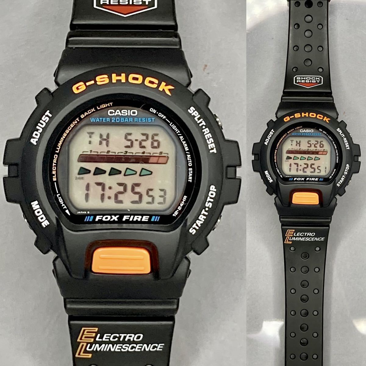 未使用同様 極美品 CASIO G-SHOCK DW-6600B-1A FOX FIRE フォックス 