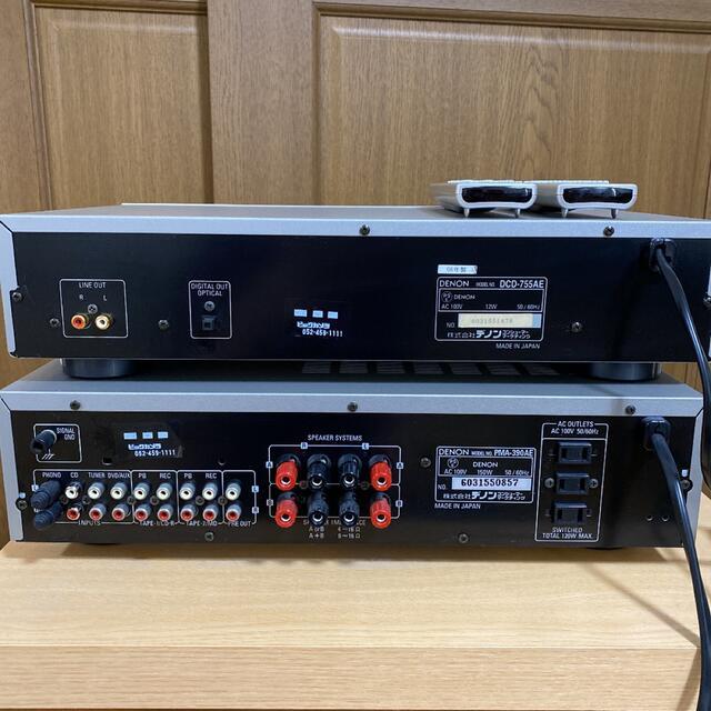 いかがでし ヤフオク! デノン DCD-755AE/PMA-390AE 2点セッ... - 送料