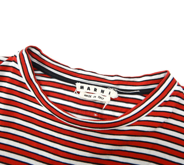 MARNI Marni HUMU0034QS окантовка переключатель cut and sewn FB2012 размер 46 красный × чёрный красный × черный мужской 