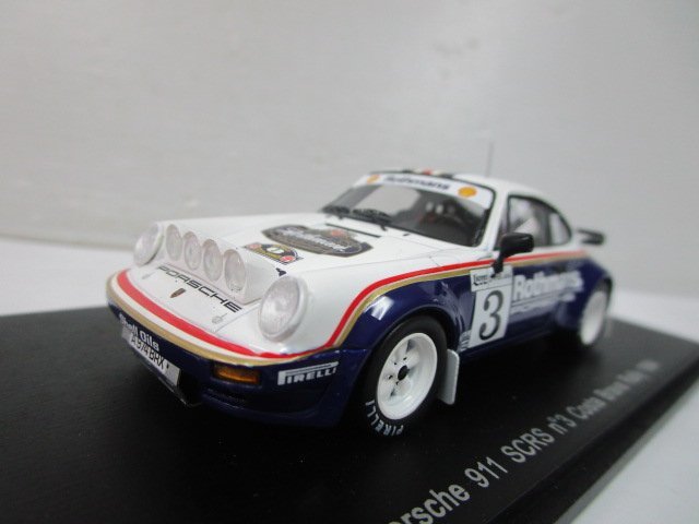 スパーク 1/43 ポルシェ 911 SC RS #3 ロスマンズ Costa Brava Rally 1984 H.トイヴォネン (3275-210)