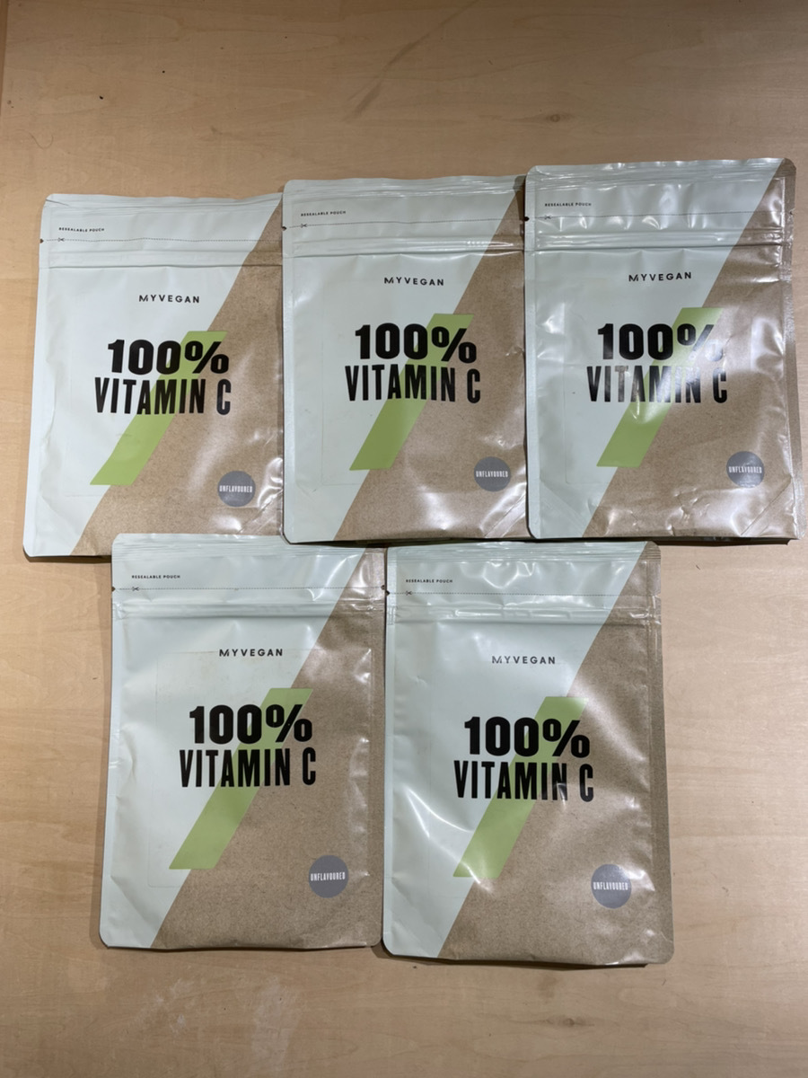 【♪未開封】★1円スタート★MyProtein(マイプロテイン) ビタミンC パウダー 100g 5個セット【送料無料】2022Q2YO6-TGA4H-16_画像1