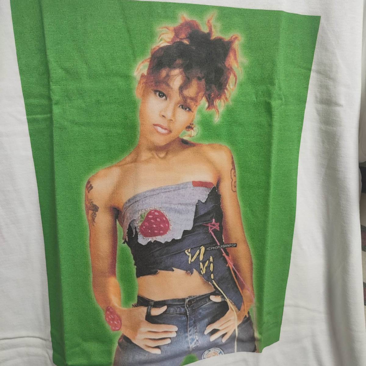 ヴィンテージ 90年代 TLC リサ レフト アイ ロペス RAP Tシャツ