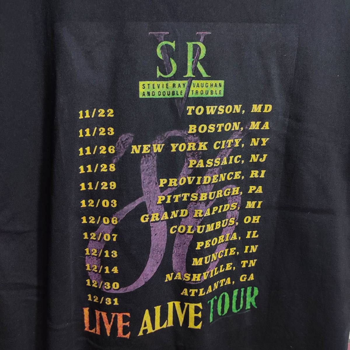 スティービーレイヴォーンstevie ray INSTEP ツアースケジュール帳 スティービーレイヴォーンstevie ray INSTEP ツアースケジュール帳