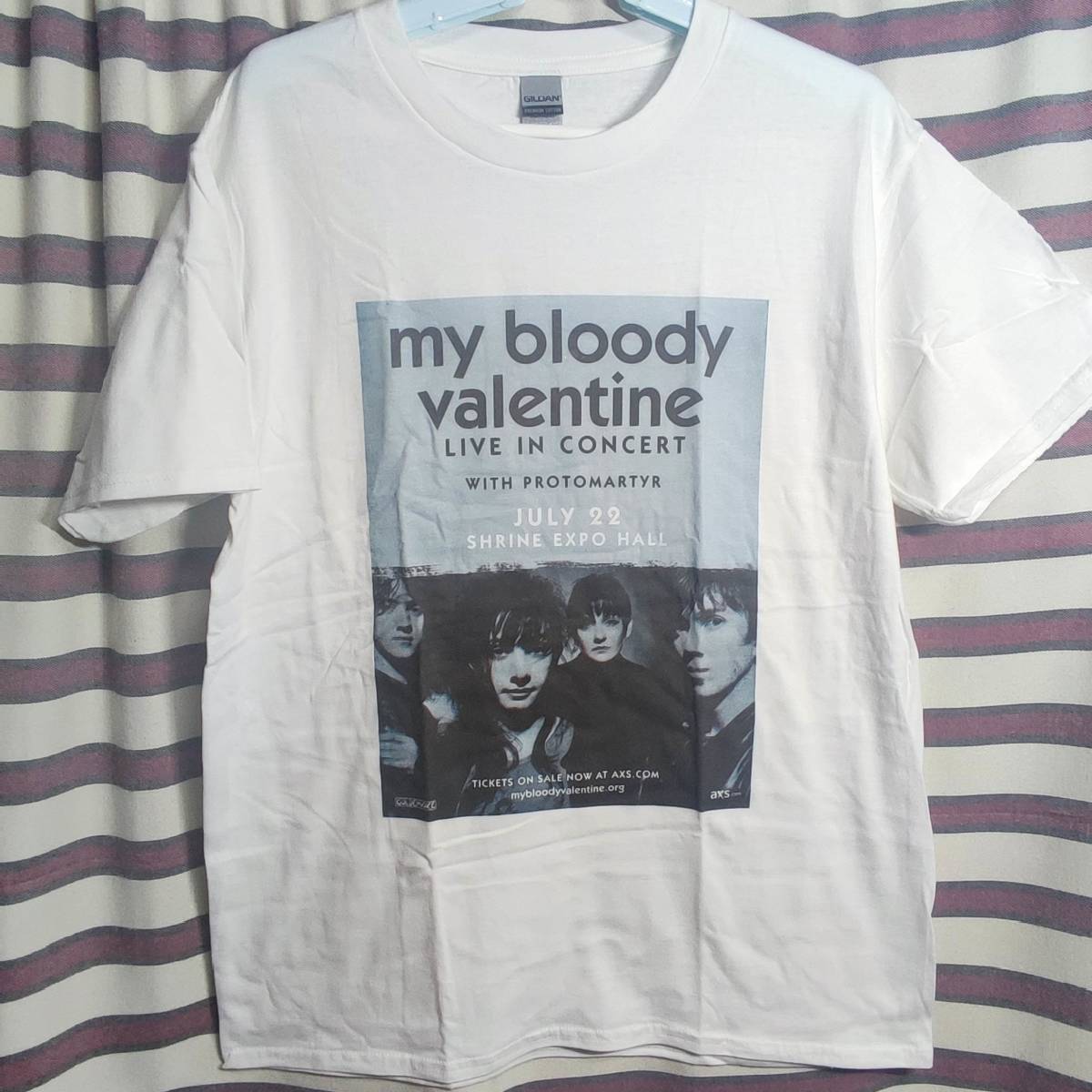 マイブラ Tシャツ MY BLOODY VALENTINE マイブラッディヴァレンタイン【Lサイズ】☆彡新品/送料無料◇ ツアーTee_画像2