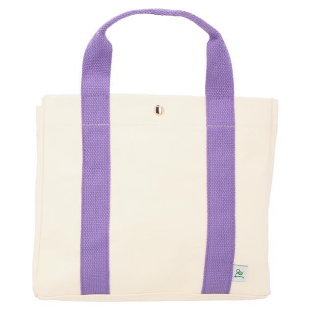 *kinali/ lavender tote bag 2way canvas mail order lunch bag stylish Mini tote bag canvas plain shoulder bag mi