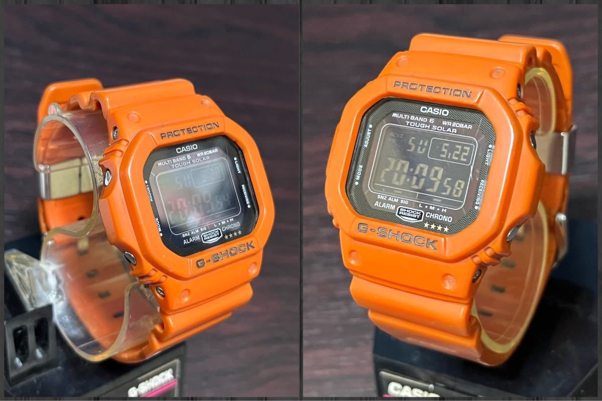 CASIO G-SHOCK GW-M5610 レスキューオレンジ シリーズ ソーラー CASIO G-SHOCK GW-M5610 レスキューオレンジ シリーズ ソーラー