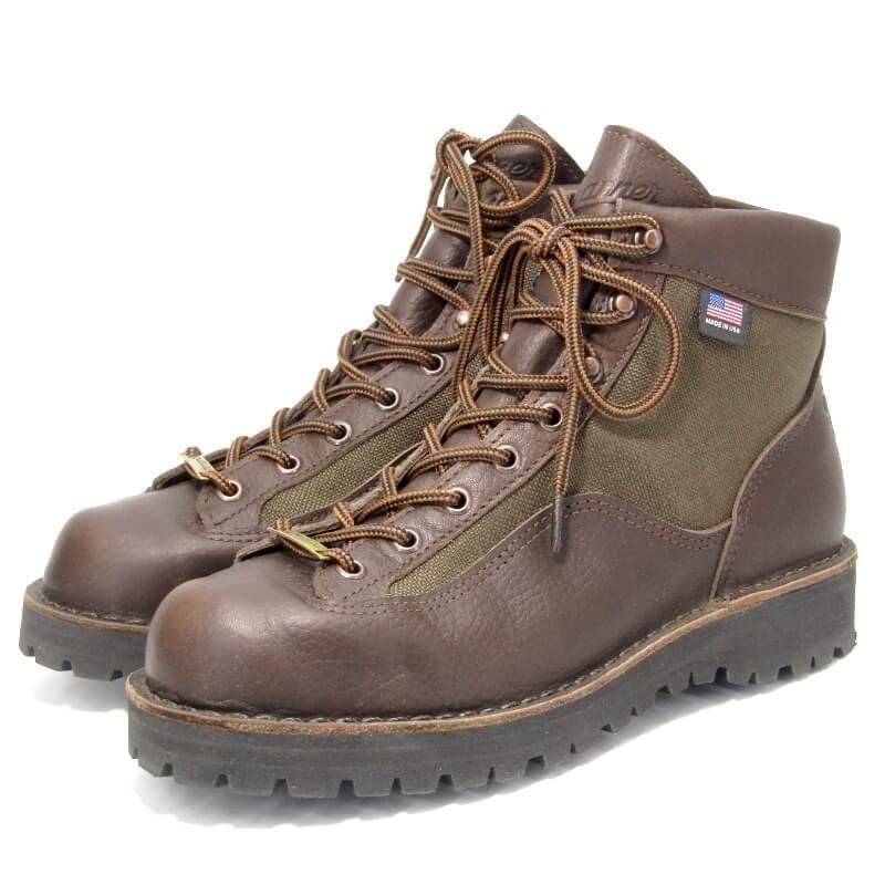 美品 Danner ダナー DANNER LIGHT II 33020 ライト2 ビブラムソール USA製 ダークブラウン 茶 US8.5 26.5cm 箱付 28005480_画像1