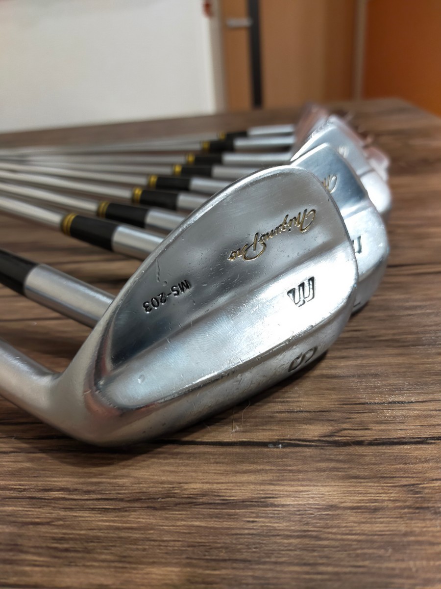 名器 希少10本】Mizuno Pro MS-203 マッスルバックアイアン 2I~S 名器 希少10本】Mizuno Pro MS-203 マッスルバックアイアン 2I~S