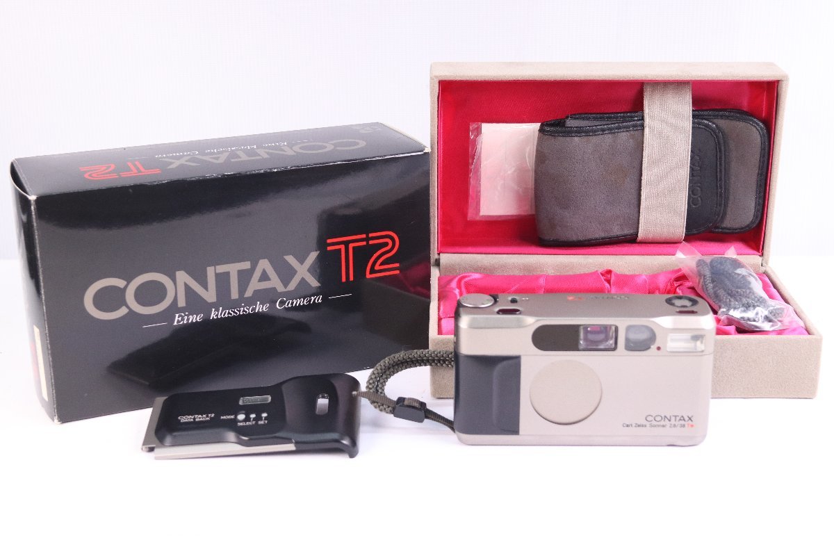 ジャンク品】CONTAX コンタックス T2 CARL ZEIIS SONNAR 38mm F2.8 T