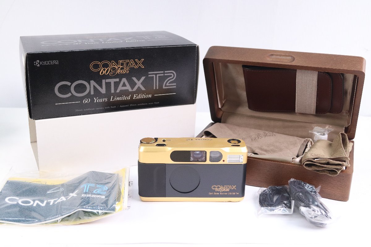 ジャンク品】CONTAX コンタックス T2 60 YEARS 60周年記念 CARL ZEISS
