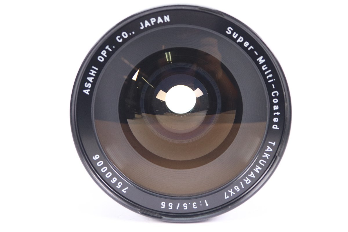 PENTAX ペンタックス 6×7 67用 SUPER-MULTI-COATED TAKUMAR/6×7 55mm F3.5 中判 カメラ レンズ 単焦点 38000-K_画像3