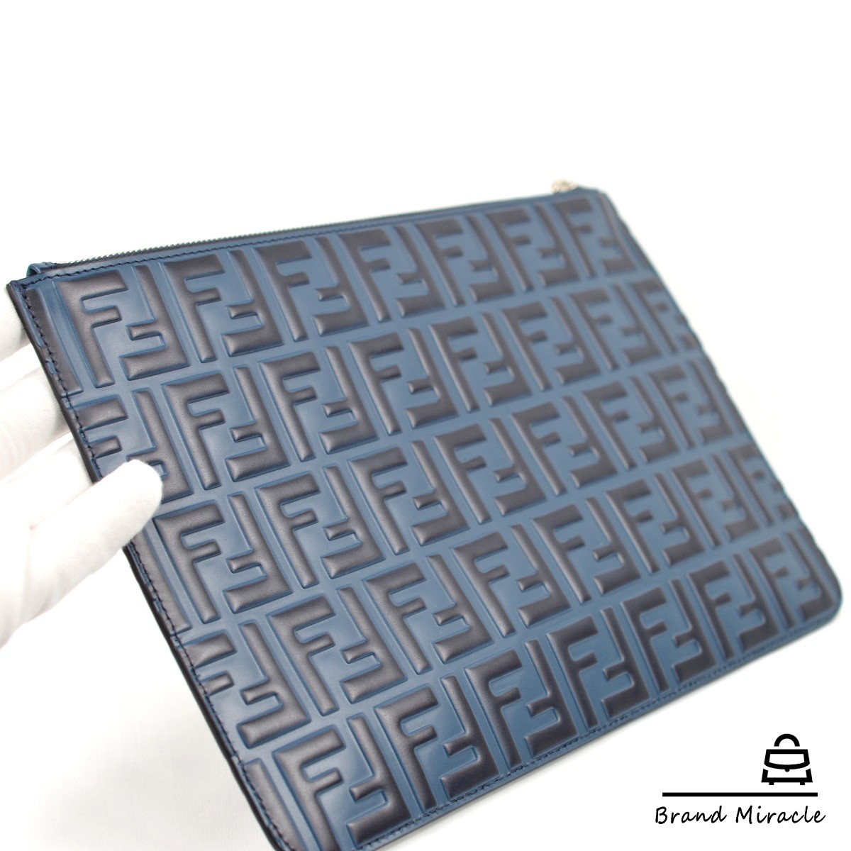 未使用】 FENDI フェンディ クラッチバッグ 7N0078 A42P F147S