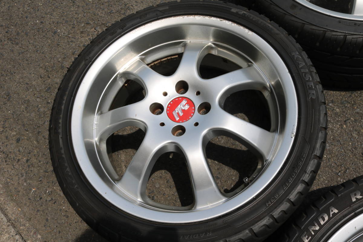 ★MINI RAYS EURO SPORT ミニクーパーなど レイズ ユーロスポーツ★ 215/40R17 17×7J +45 PCD100-4H 4本セット 5
