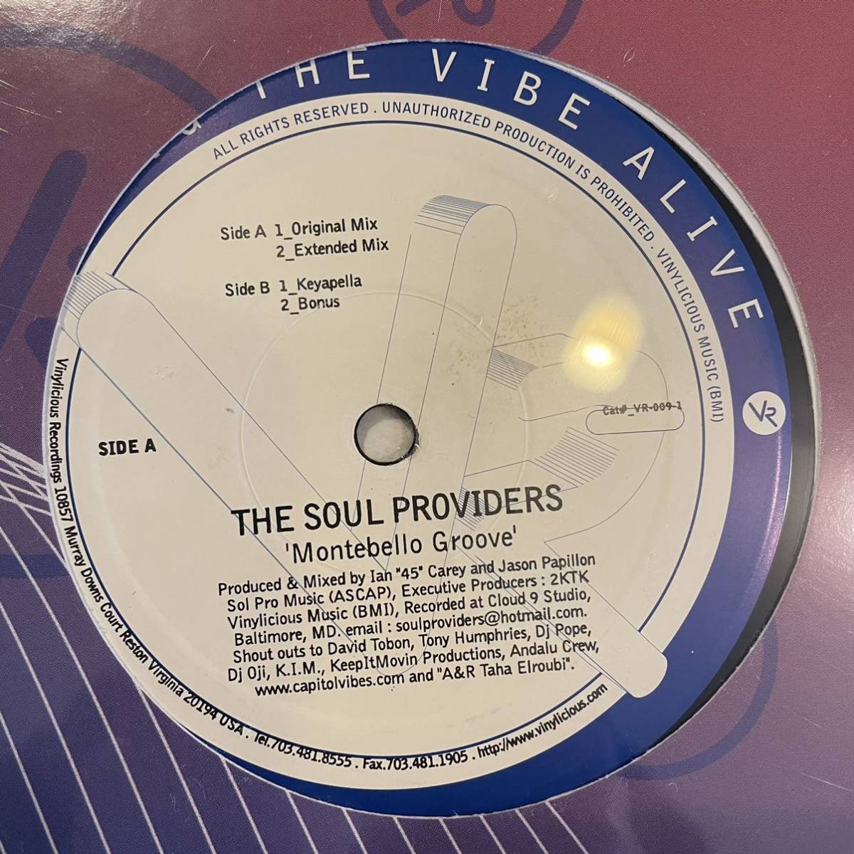 貴重☆未開封☆シールド品【12inch レコード】Soul Providers 「Montebello Groove」_画像3