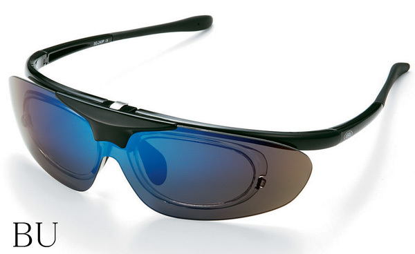 AXE Axe splashes up type polarized light sunglasses inner frame attaching times attaching possible SG-240PE-BU