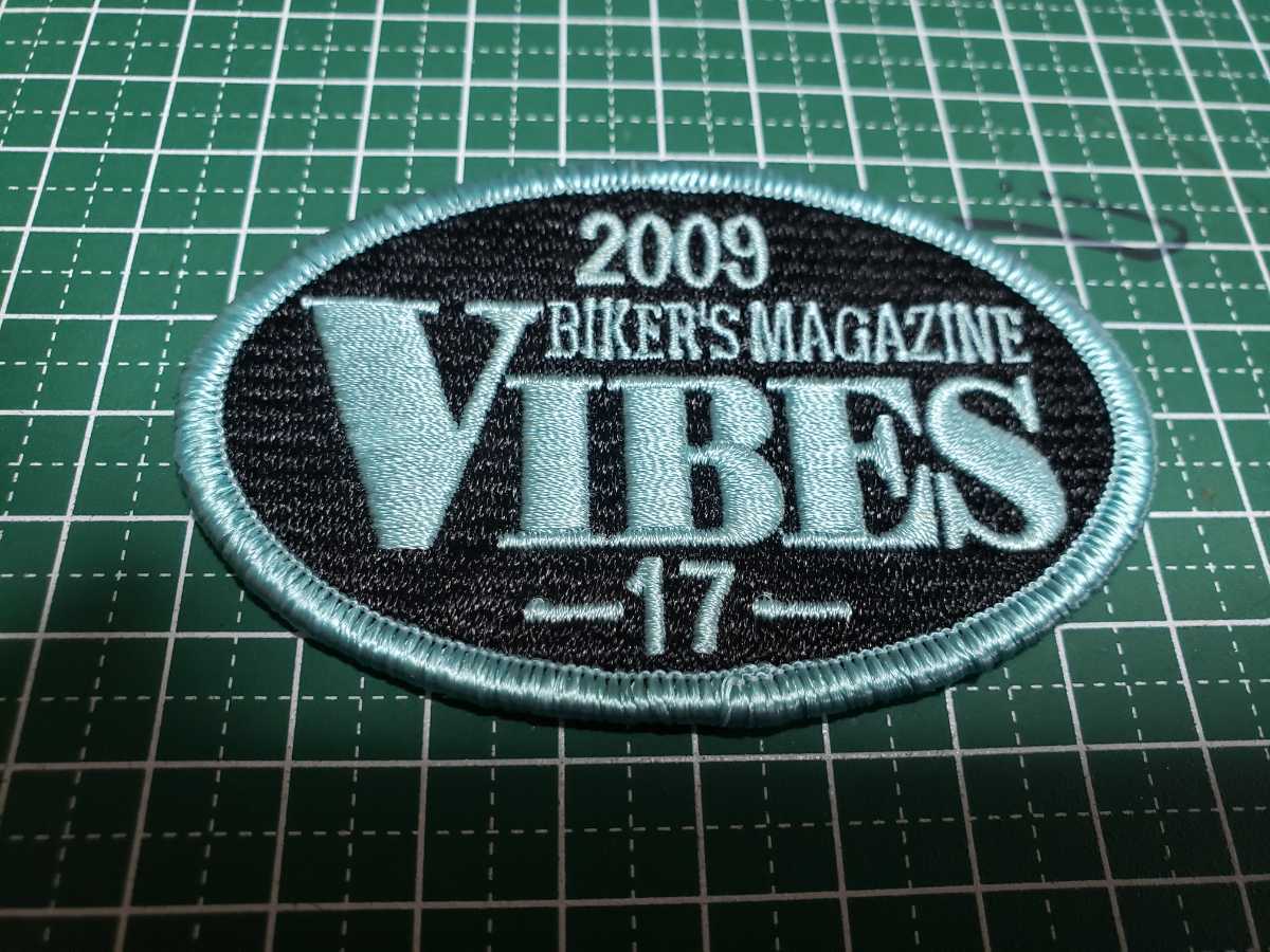 ■即決/送料無料■VIBES ハーレー バイブス ミーティング　MEETING ワッペン　2009年開催 バイブズ バッジ バッチ_画像1