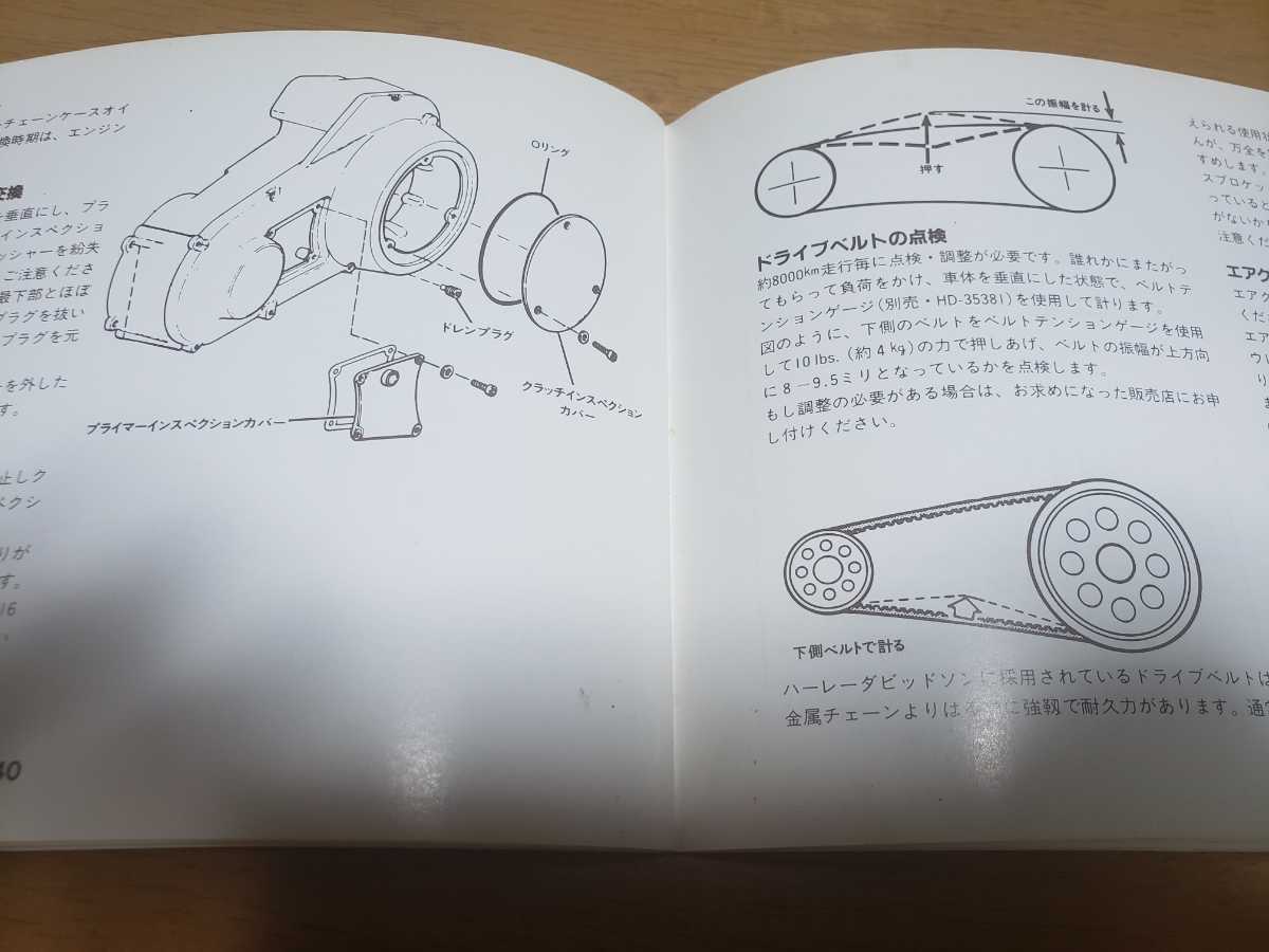 ■良品/希少/即決/送料無料/日本語■ハーレーダビッドソン/使用説明書/1989年オーナーズマニュアル/FLHT/FLTシリーズ&FXRT/バルコム BALCOM_画像10