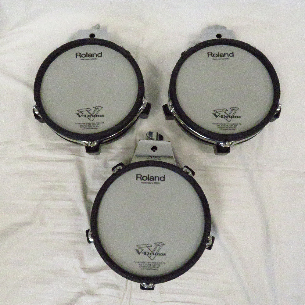 Th912194 ローランド 電子ドラム パッド V・Drums V-Pad PD-85BK 3点セット Roland 中古_画像1