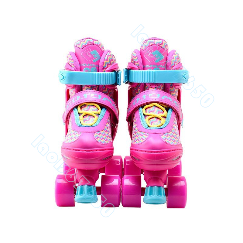  roller skate PU protector fitness shoes child Christmas present size adjustment possibility 