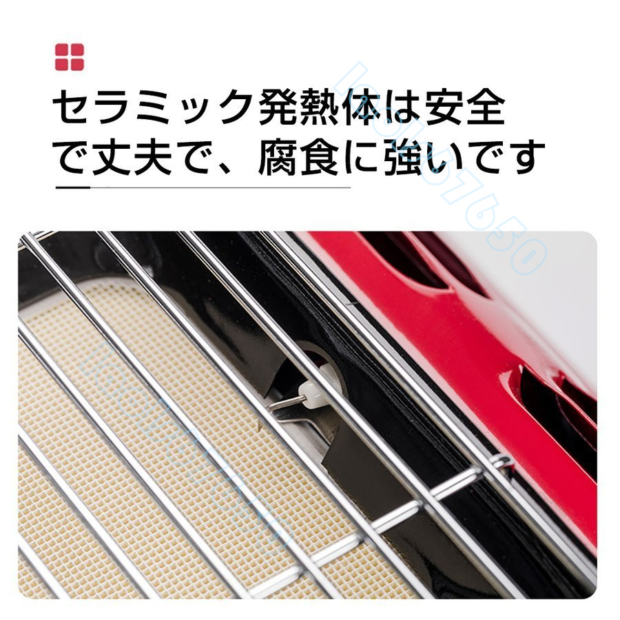 1台2役 ガスヒーター ポータブルガスストーブ 電源不要 暖房機 角度調節可能 防寒対策 屋内屋外用 釣り キャンプ 旅行用_画像4