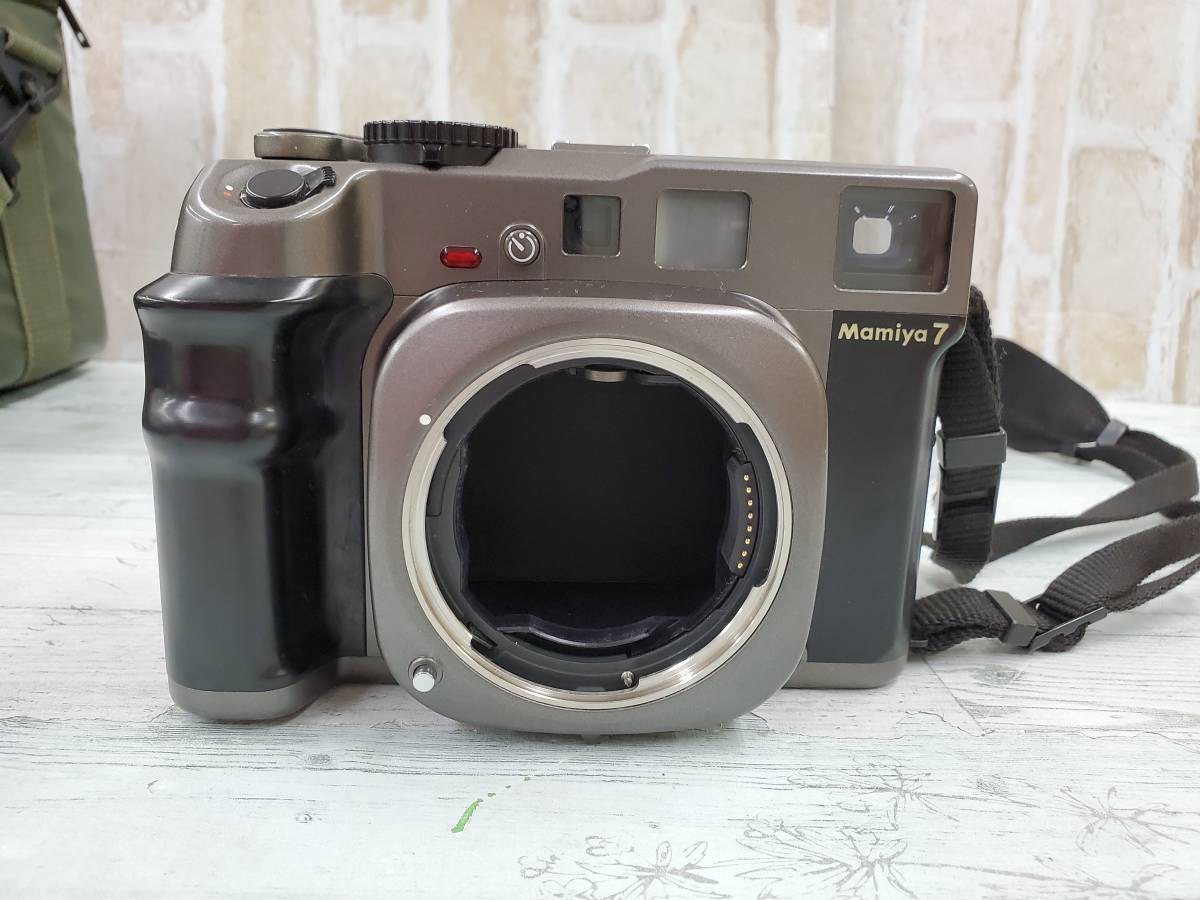 electro- 1649-312![100]mamiya medium size film camera W lens kit MAMIYA7