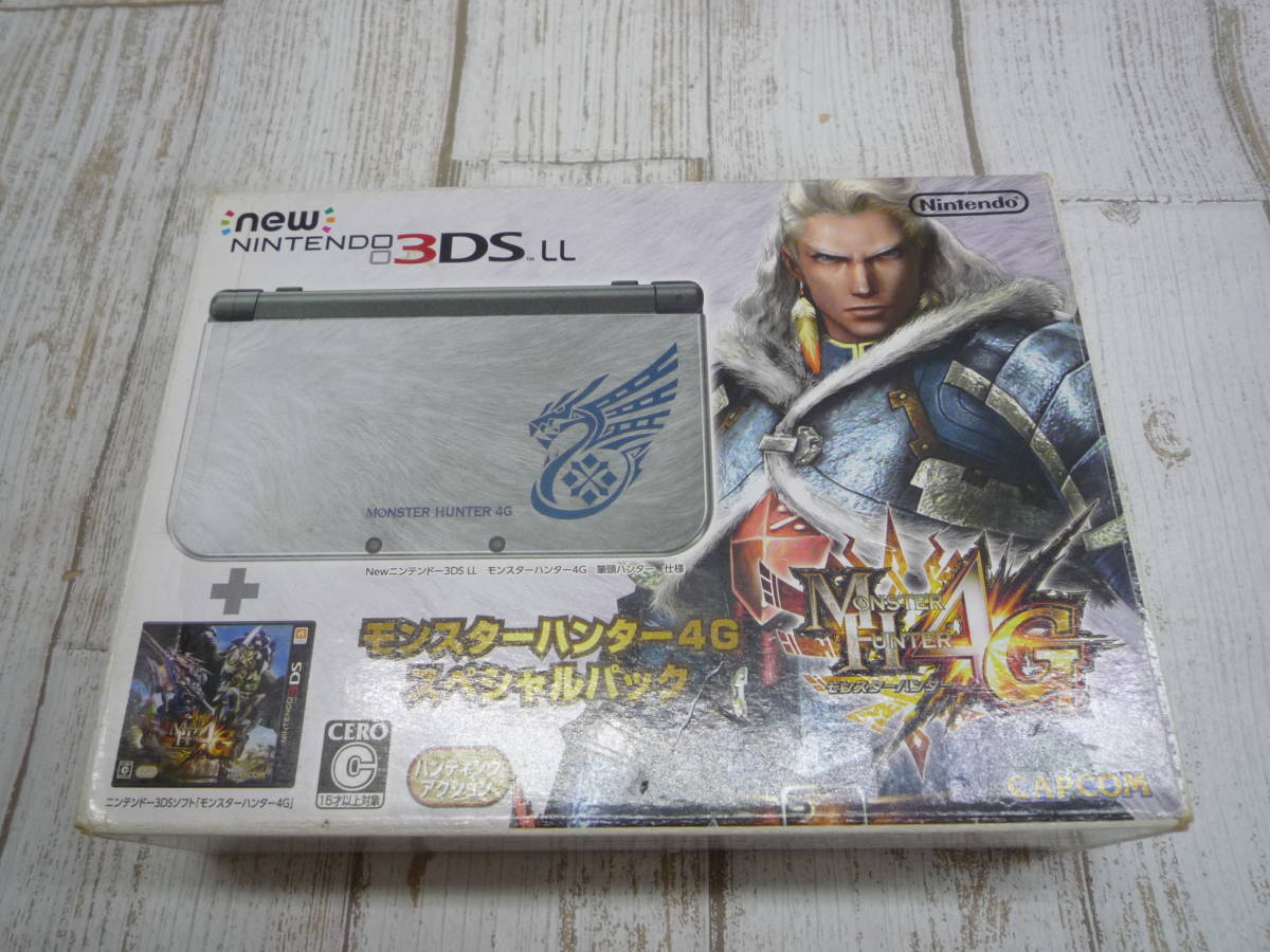 Ua5268-085♪【60】ニンテンドー New 3DS LL モンスターハンター 4G