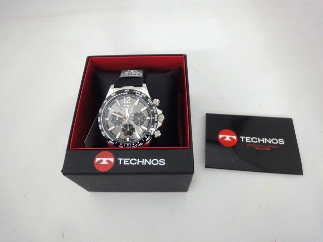 未使用品 テクノス TECHNOS T8B46 クロノグラフ 10気圧防水 クォーツ腕時計 アナログ ステンレス _画像7