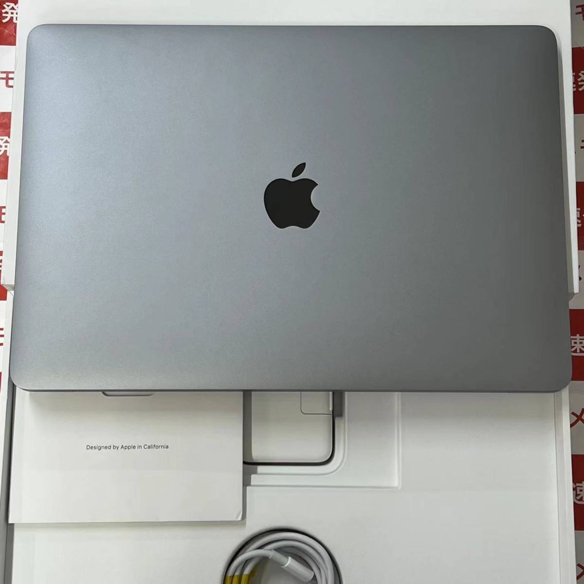 即納/送料無料 A2337 M1 MacBook 充放電回数6回　スペースグレイ Air ノートPC
