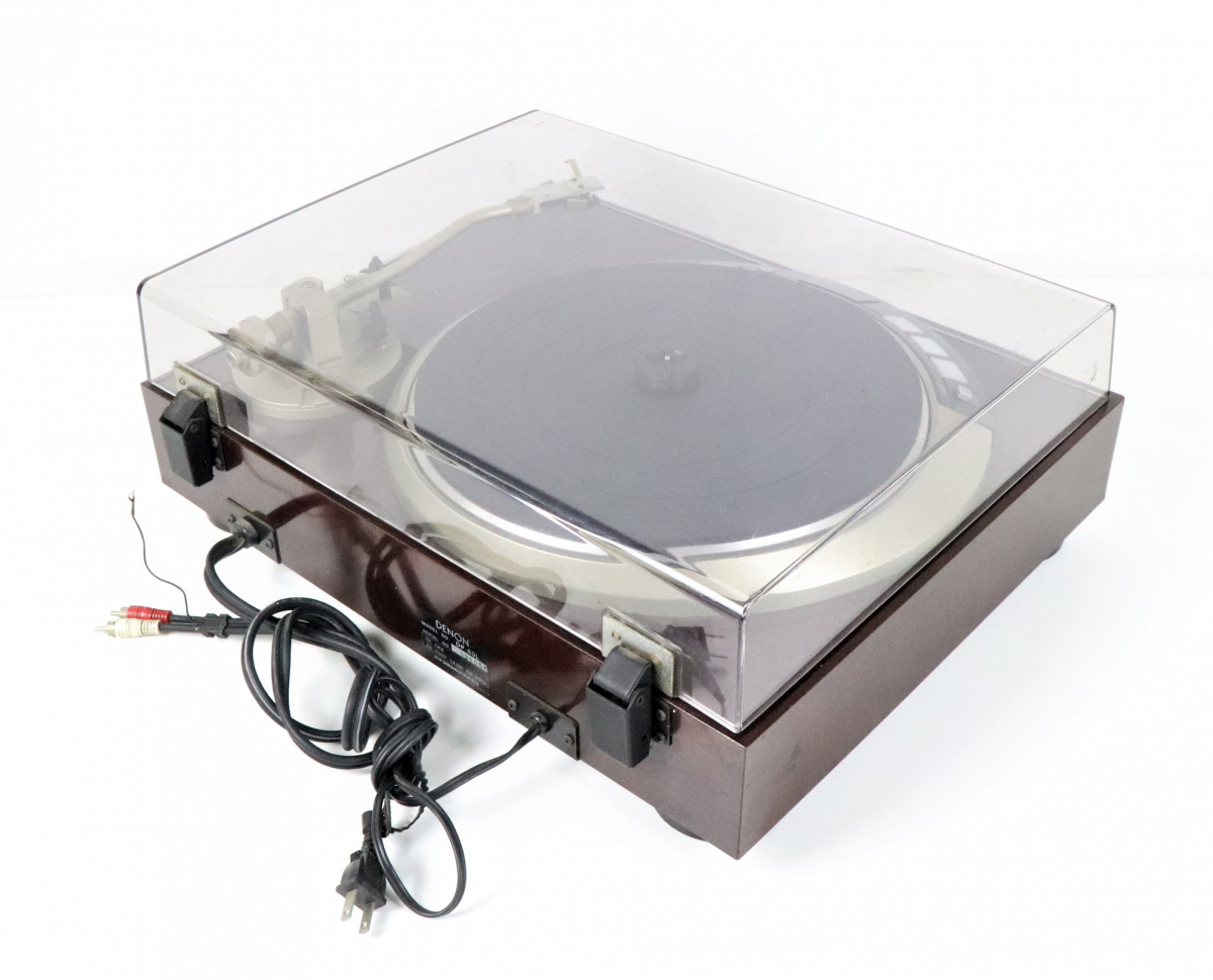 【通電OK】DENON DP-60L デノン DIRECT DRIVE RECORD PLAYER ターンテーブル レコードプレーヤー デンオン 音楽 昭和 レトロ 010JGPL34_画像9