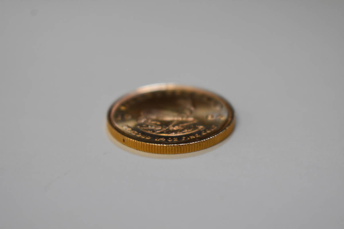 ドール 1/4oz クルーガーランド金貨 K22 南アフリカ共和国 1984年 8