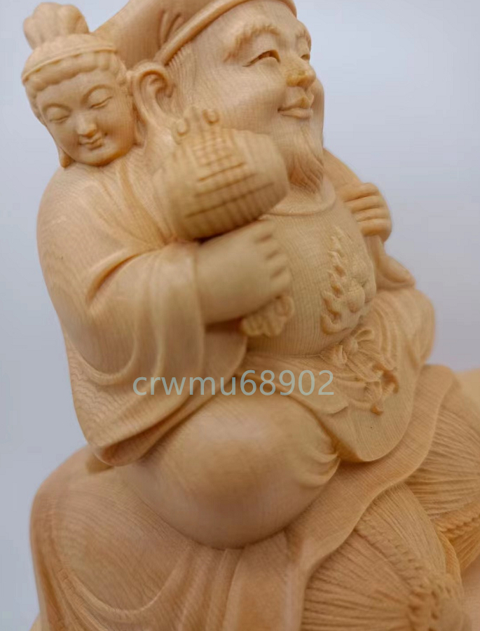 在庫高評価 ヤフオク! - 総檜材 木彫仏像 仏教美術 三面大黒天立像 高さ12cm 即納在庫あ